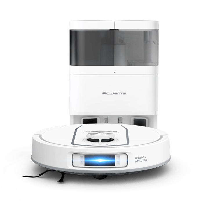 Rowenta X-Plorer Serie 580 Max de Rowenta, Robot aspirador, lavado y secado automáticos de mopas, estación de vaciado automático de la suciedad, navegación inteligente