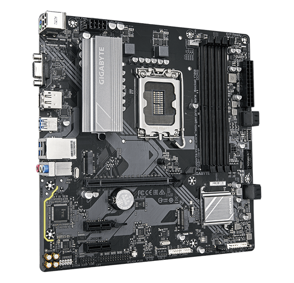 Placa Intel GIGABYTE B760M D3HP Placa Base - Procesadores Intel Core de 14ª Generación, VRM de 4+1+1 fases, hasta 5600 MHz DDR5, 2xPCIe 4.0 M.2,