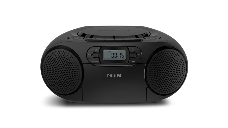 Reproductor de CD portátil Philips TAZ2200/10 3W Bluetooth 6.0