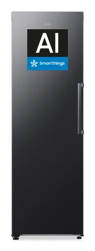 Congelador vertical - Samsung Bespoke AI RZ70H32HDFEF, 323 l, 185.8 cm, Grafito