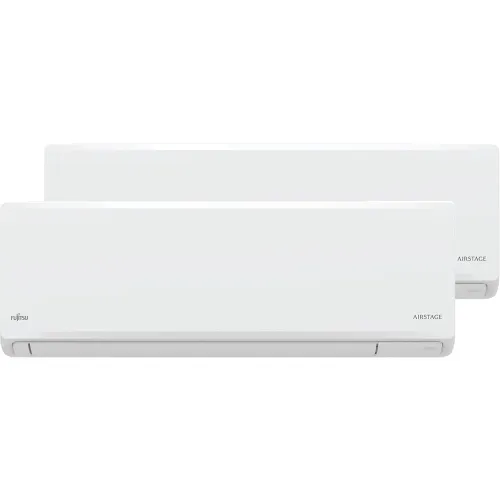 Fujitsu - Aire acondicionado Multisplit 2x1 Fujitsu Inverter con 2.150 frig-h + 2.924 frig-h- ASY2535U11MI-KN.