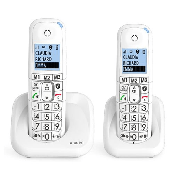 TELEFONO SOBREMESA ALCATEL DEC XL785 DUO BLANCO