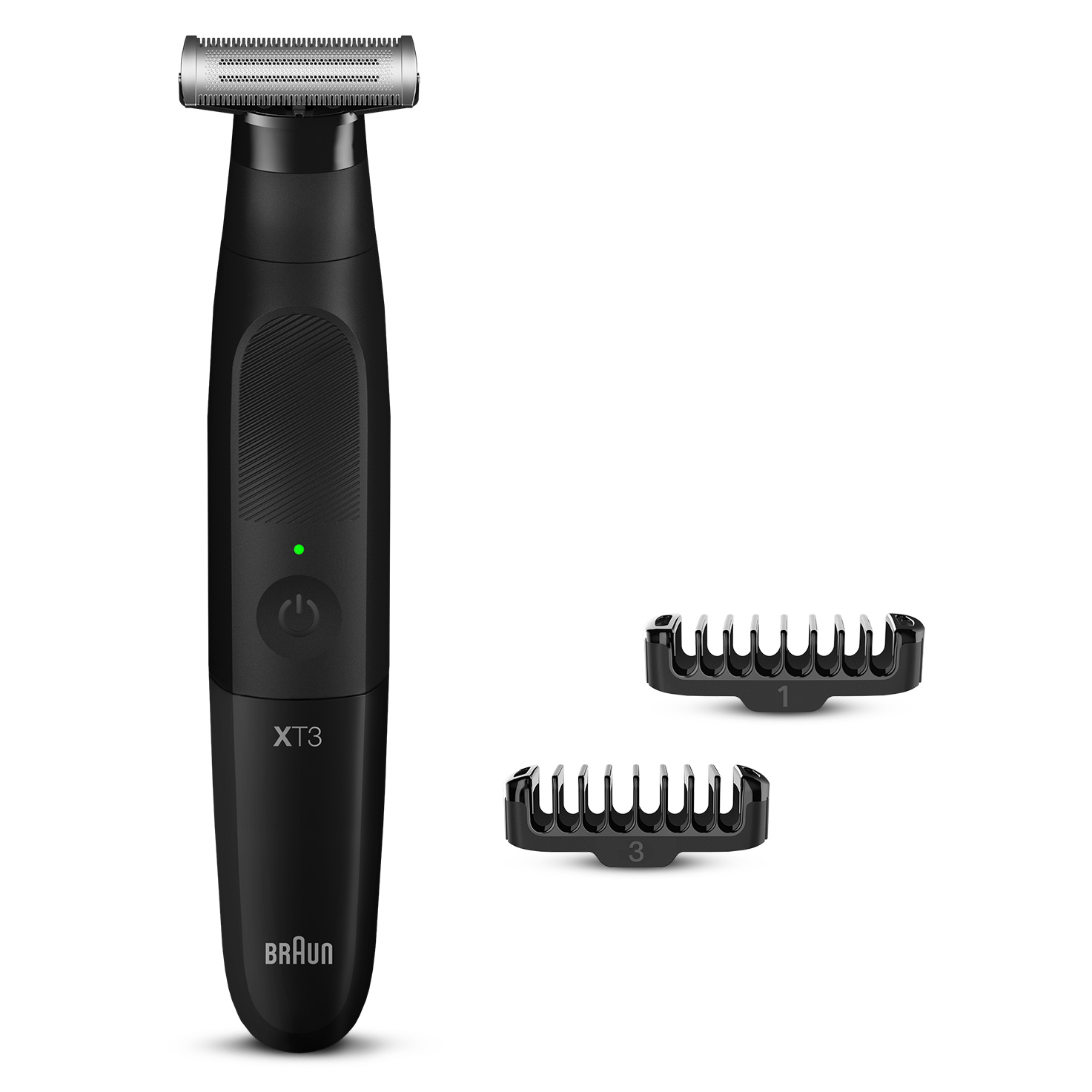 Barbero - Braun Series X XT3100, Recortadora De Barba, Lámina 4D, SkinGuard, Wet&Dry, 45 min autonomía
