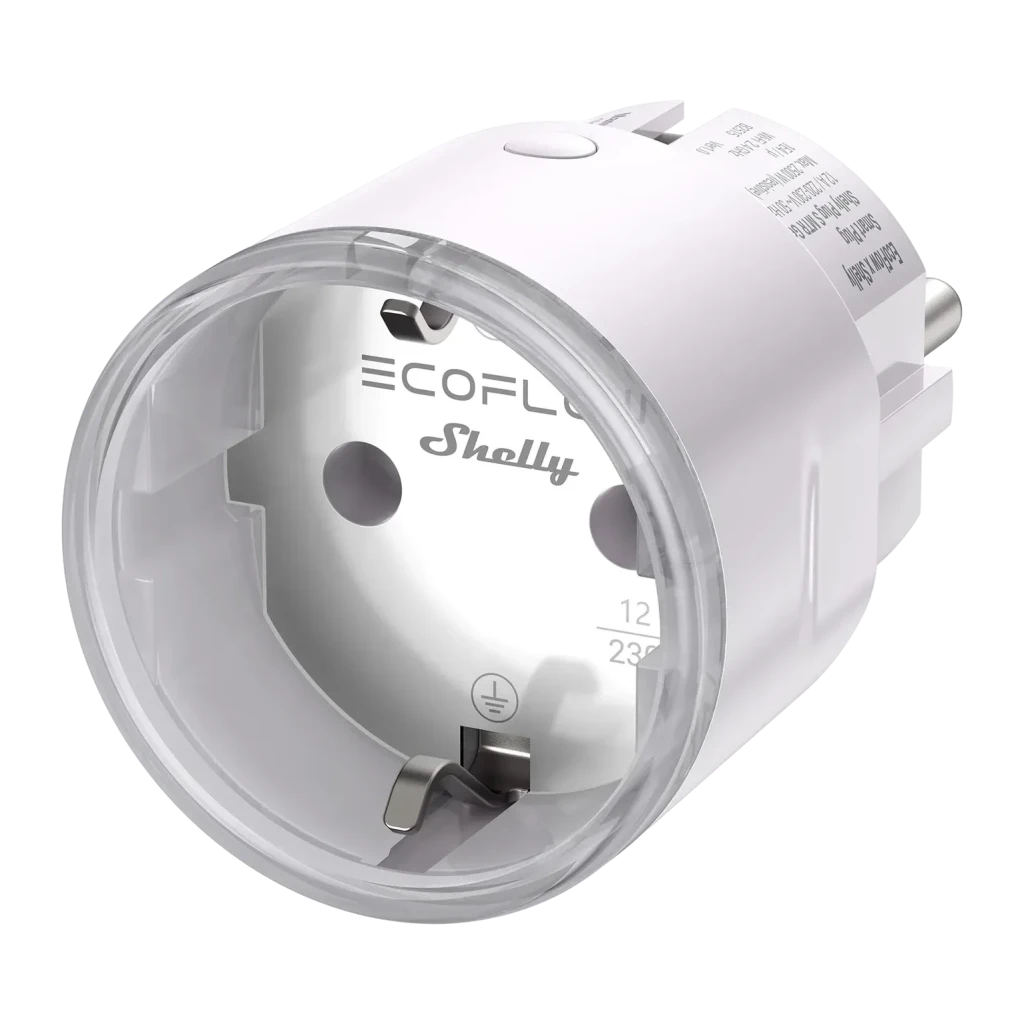Enchufe inteligente EcoFlow x Shelly Smart Plug 2 Wi-Fi y Bluetooth