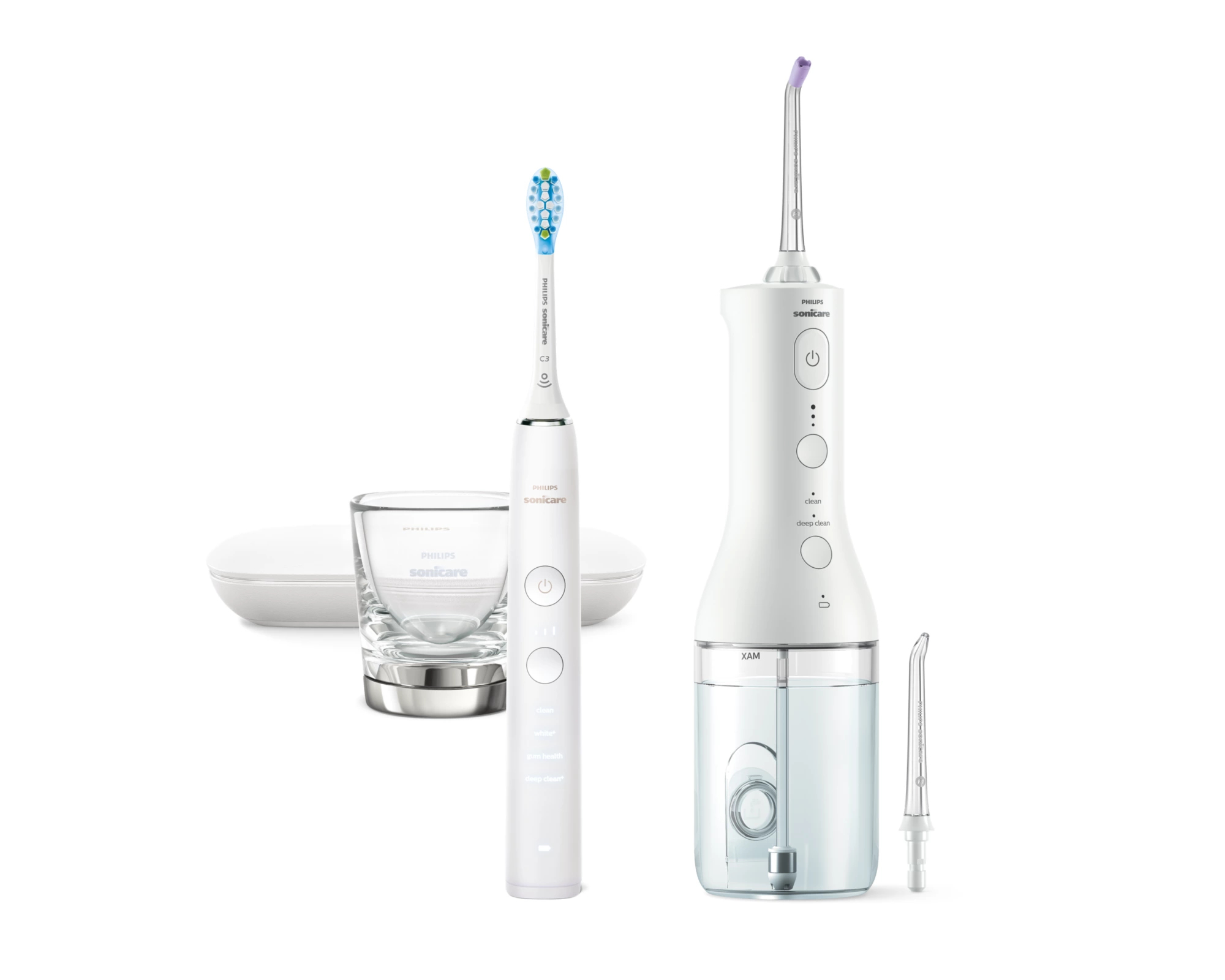 Irrigador dental Philips Sonicare Cordless Power Flosser 3000 Sin cable Blanco HX3886/41