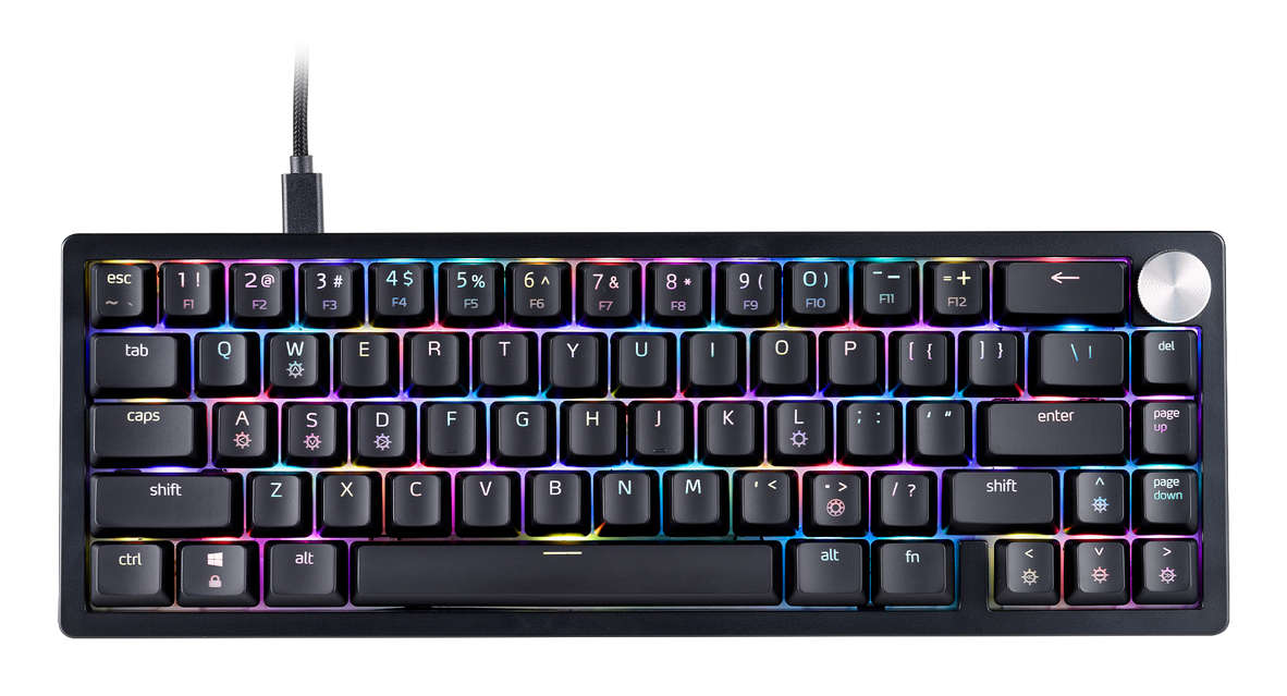 TECLADO GAMING XPG SORCERER MINI RGB NEGRO