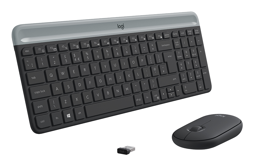 Teclado y Ratón Logitech MK470 Slim Combo Inalámbrico