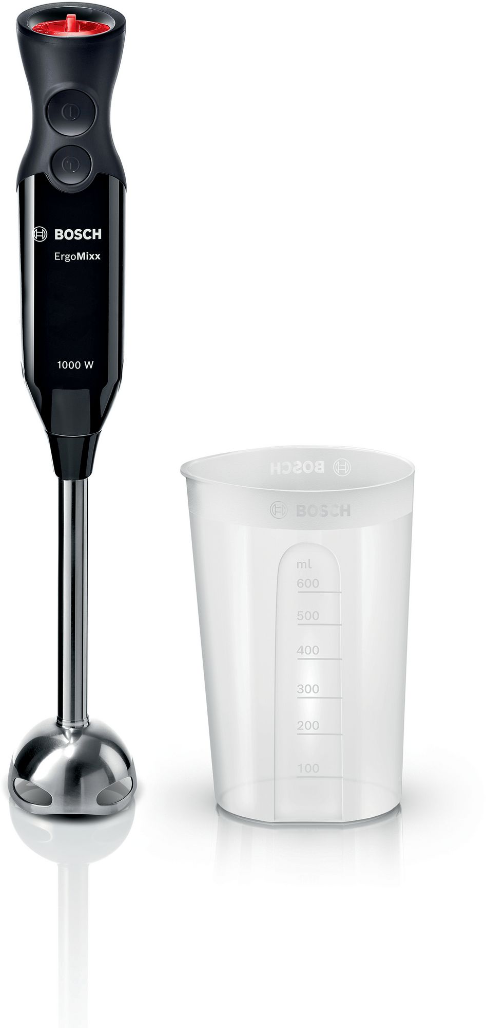 Batidora de mano Bosch ErgoMixx 0,6L 1000W 12 velocidades Antracita MS6CB6110