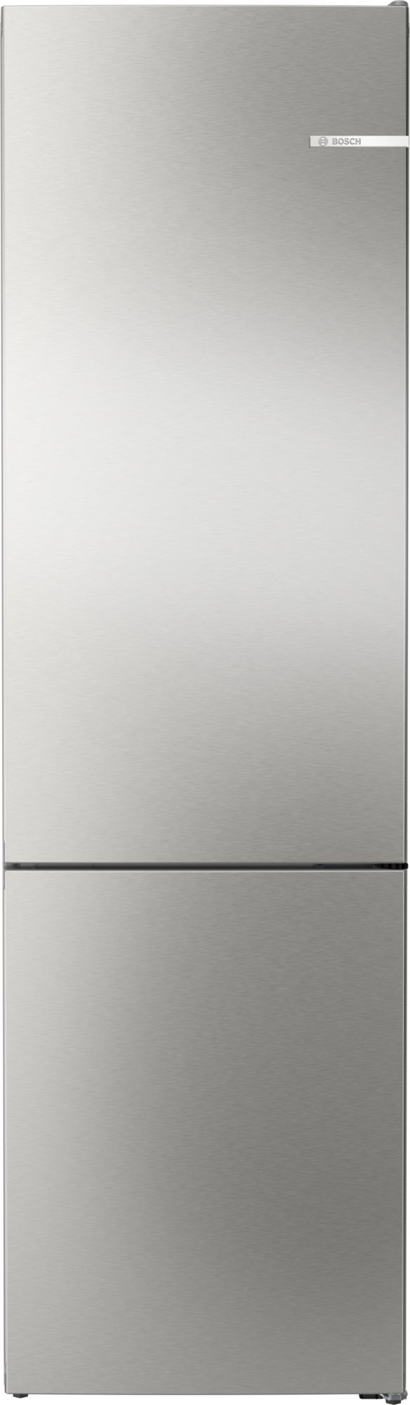 Frigorífico combi - Bosch KGN39VIEB, Total NoFrost, 203 cm, 368 l, Cajón VitaFresh, Perfect Fit, Acero antihuellas
