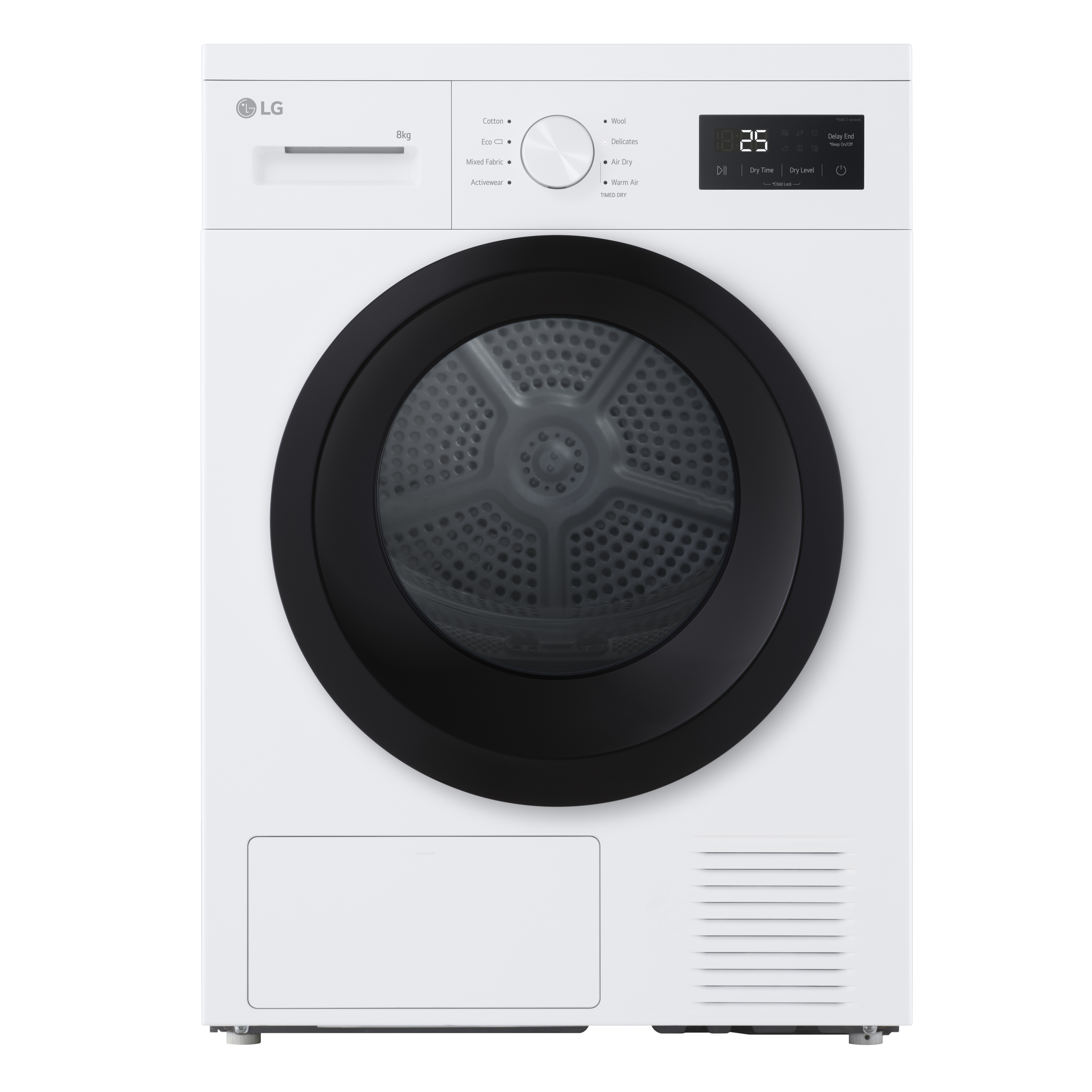 SECADORA CON BOMBA DE CALOR LG RHA1008NWK 8 KG D BLANCO