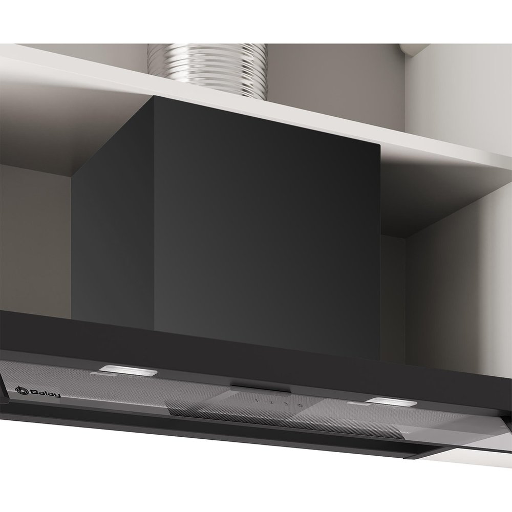 Balay - Grupo filtrante Balay, 80 cm - cristal, negro mate - 3BD885MM.