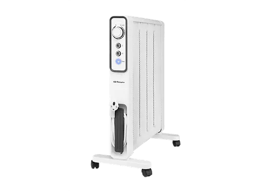 Radiador eléctrico - Orbegozo RMN 2000, 2000 W, 2 niveles, Calefactor de mica, Blanco