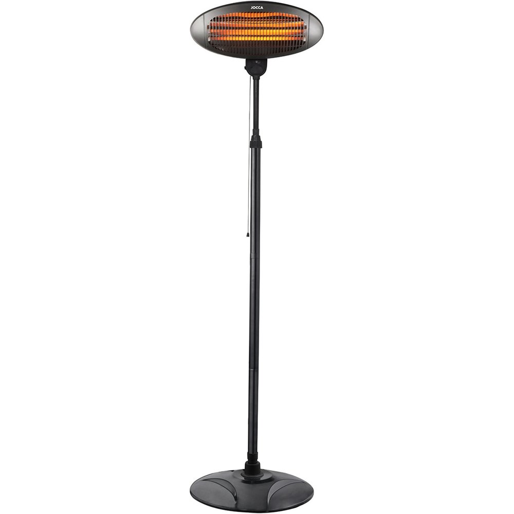 Jocca - Calefactor de Terraza Jocca 1558 halógeno de cuarzo para exterior con 3 niveles de potencia.