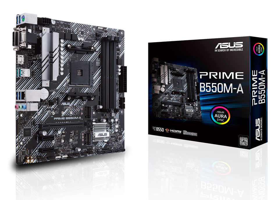 ASUS PRIME B550M-A - AMD - Zócalo AM4 - 3rd 90MB14I0-M0EAY0