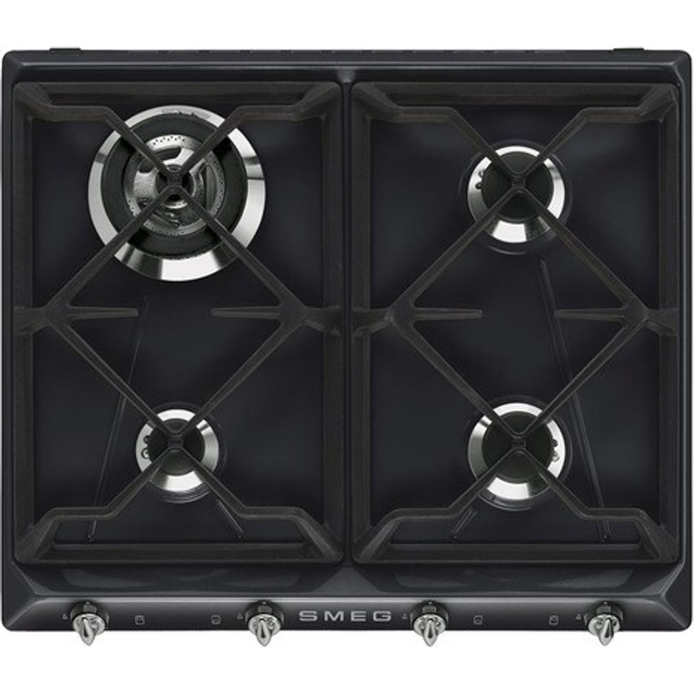 Smeg - Placa gas Smeg 4 quemadores - SR964NGH.