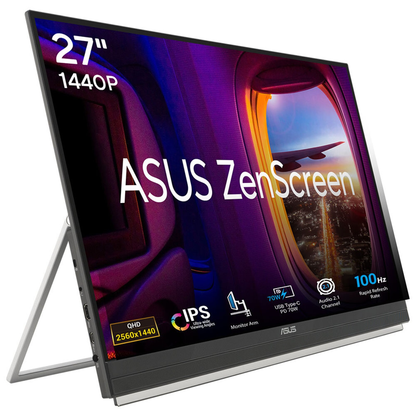 ASUS ZenScreen MB27ACF pantalla para PC 68,6 cm (27") 90LM0AU5-B01A71