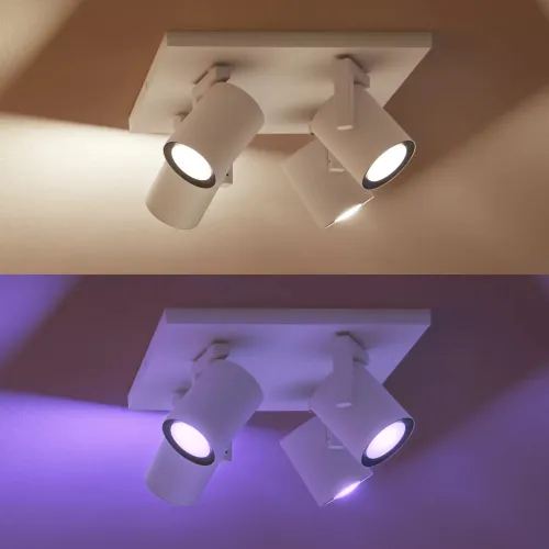 Philips Hue White & Color Ambiance Foco De Cuatro Luces Argenta: imagen 3