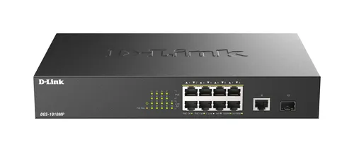 D-Link DGS-1010MP/E Switch 8xG PoE 1xG Up 1xG SFP