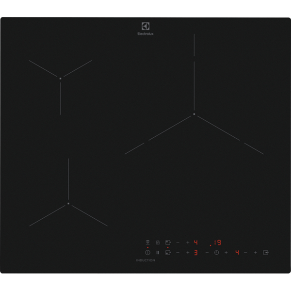 VITROCERAMICA INDUCCION ELECTROLUX EIT61336CT 3 ZONAS COCCION ANCHO 60 CM