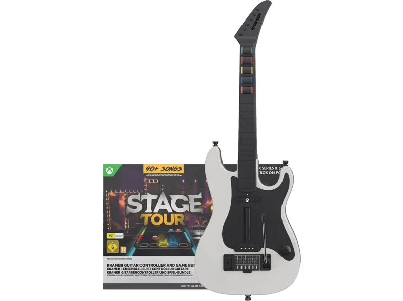 XBOX Series X S & Windows PC Juego Stage Tour + Paquete Controlador de Guitarra Kramer