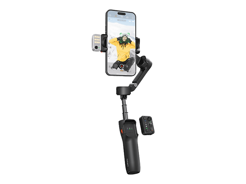 Gimbal - Hohem iSteady V3 AI Auto-Track, 3 Ejes, Mando a Distancia, 13h Autonomía, Negro