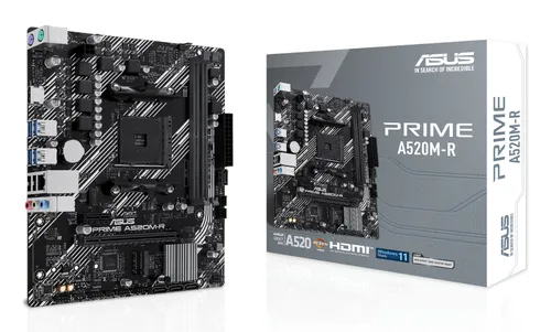 ASUS PRIME A520M-R AMD A520 Zócalo AM4 micro ATX 90MB1H60-M0EAY0
