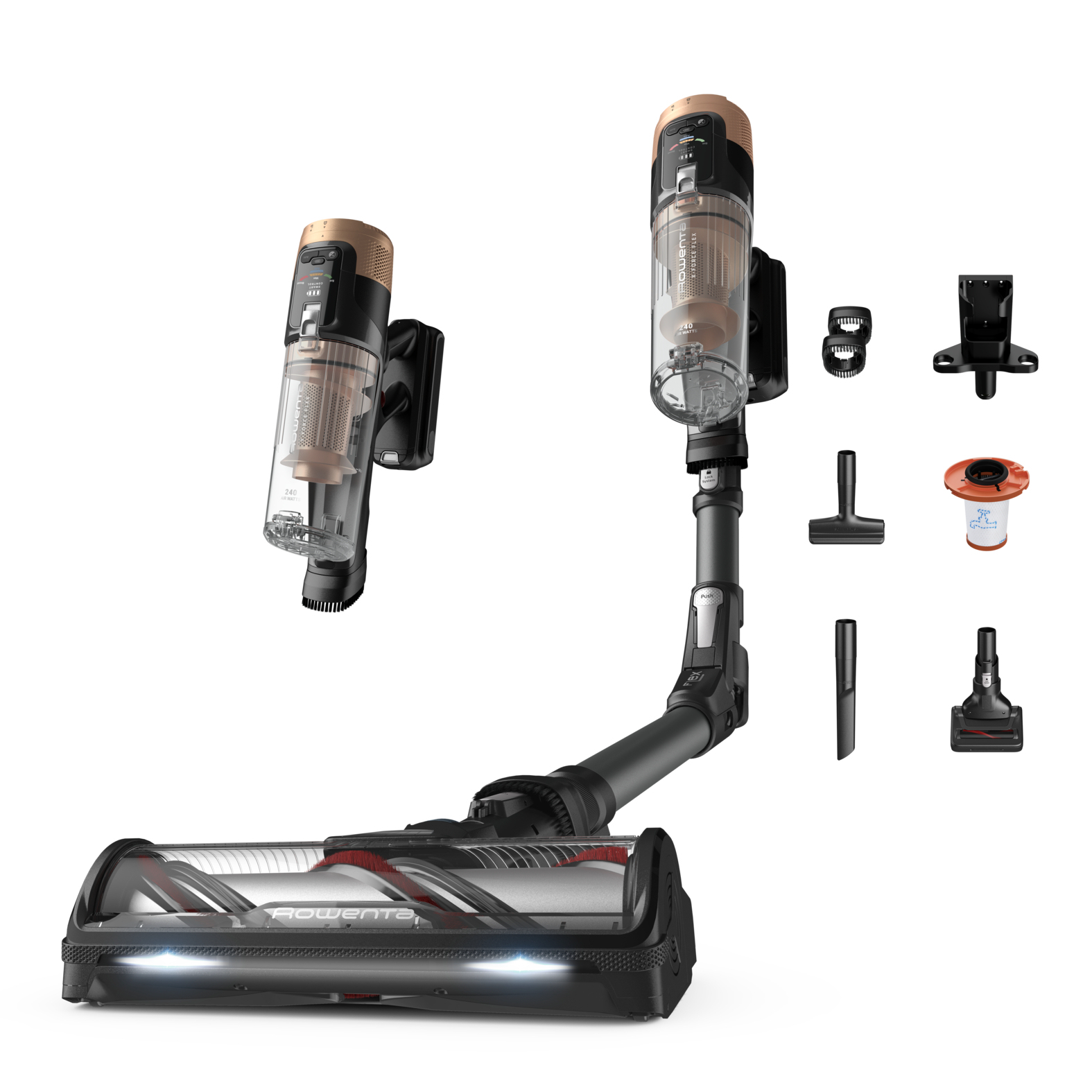 Rowenta Promo Pack Aspiradora sin cable X-Force Flex 14.80 Animal Care + Batería EXTRA