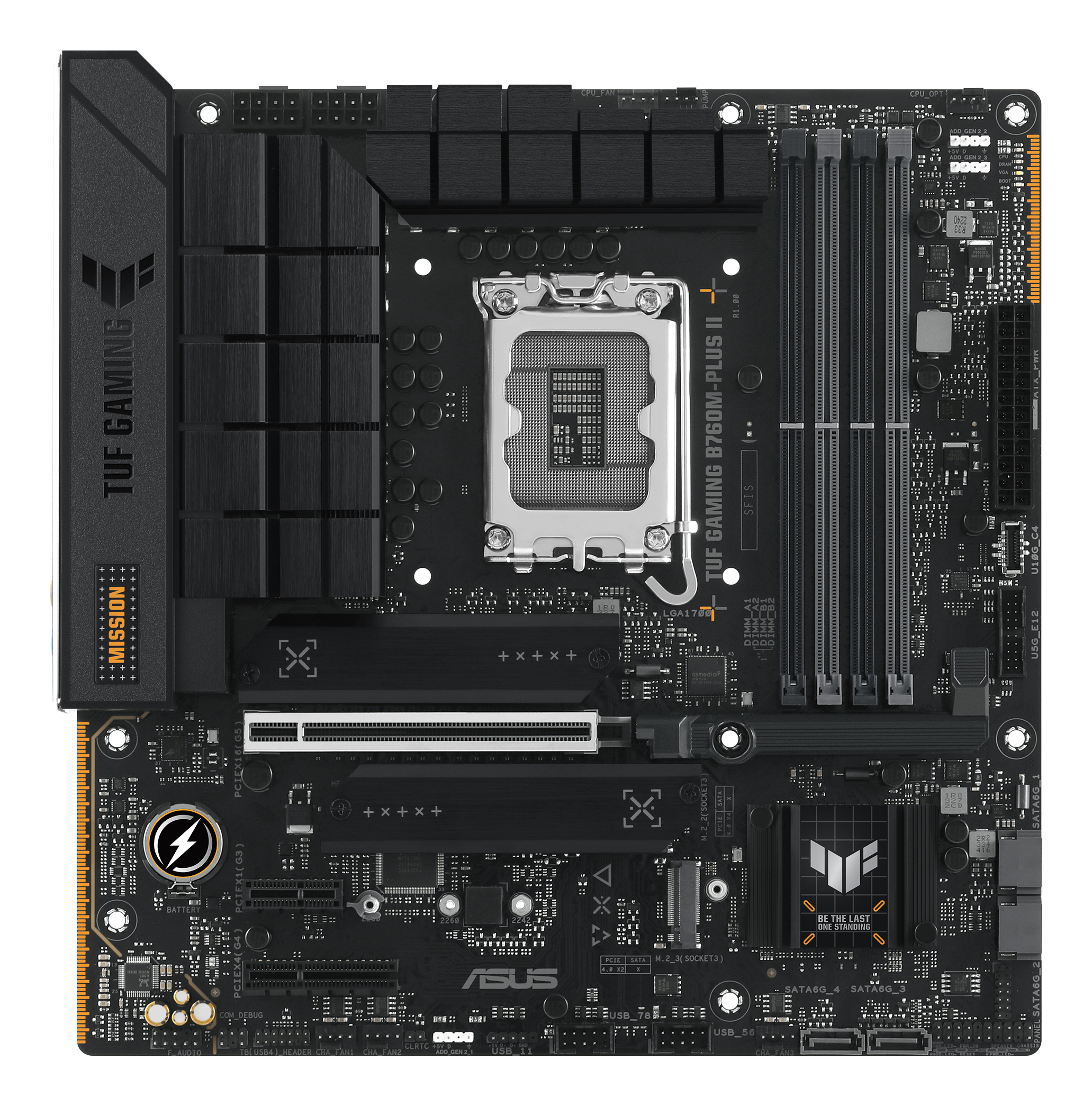 ASUS TUF GAMING B760M-PLUS II Intel B760 LGA 1700 90MB1HD0-M0EAY0