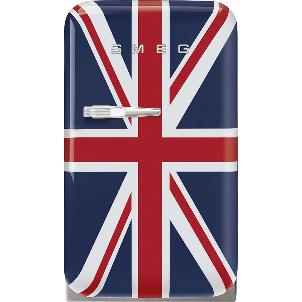 Smeg - Frigorífico 1 puerta Smeg, 34 litros, Frío estático, Union Jack, apertura a la derecha - FAB5RDUJ6.