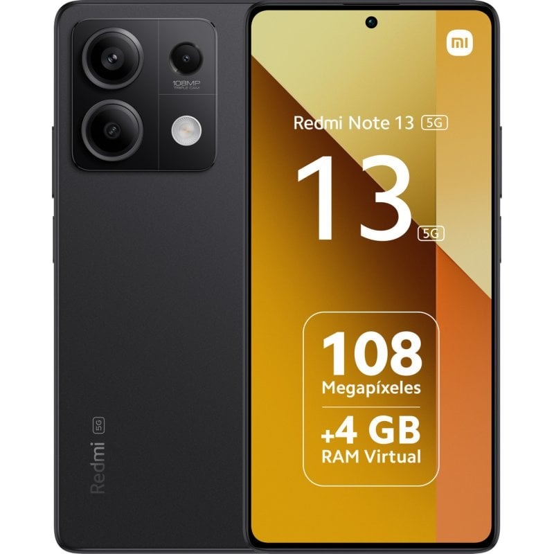 Xiaomi Redmi Note 13 6.67" 8GB 256GB 5G Negro