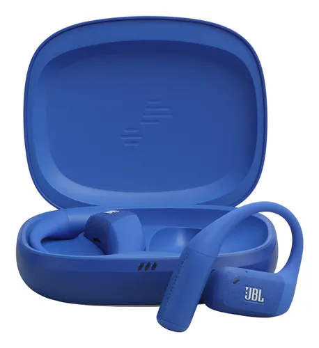 Auriculares conducción de aire - JBL Endurance Zone, Autonomía 32 h, IP68, OpenSound, 4 micrófonos, Azul