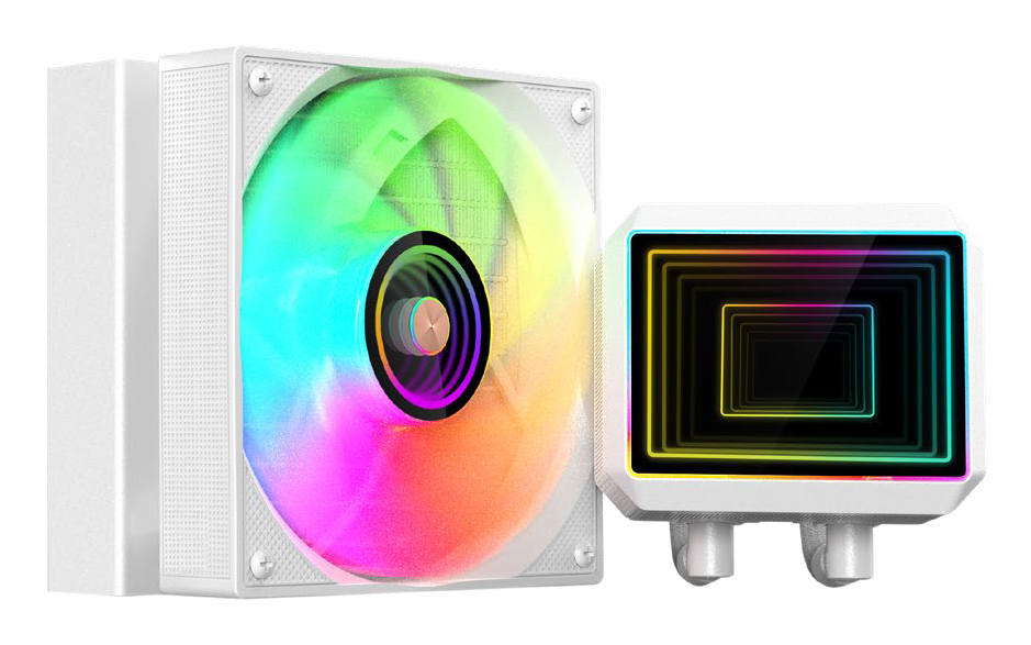 REFRIGERACION LIQUIDA MARS GAMING ML-TWO120W 120MM 1x120MM TDP 300W ARGB BLANCO