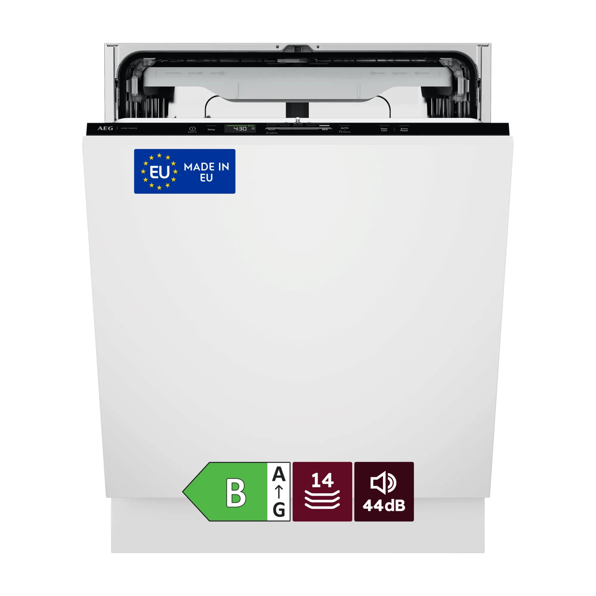 AEG Lavavajillas de 60 cm integrable Serie 6000 SmartSelect para 14 cubiertos GI6200B2SN