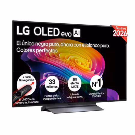 Smart TV LG OLED evo AI C6 48 pulgadas 4K 2026 - OLED48C6ELB