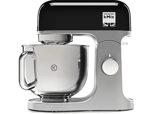 Robot de cocina - Kenwood kMix KMX750BK, Amasadora repostería, 1000 W, Bol 5 l, 6 Velocidades, Negro Rich