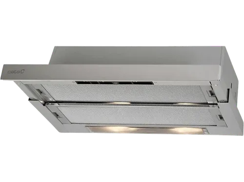 Campana telescópica - Cata TF-5260 X, 3 Velocidades, 325 m³/h, 2 Motores, 60 cm, Inox