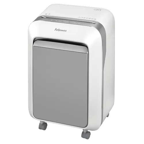Destructora de papel - Fellowes LX211, De microcorte, Blanca