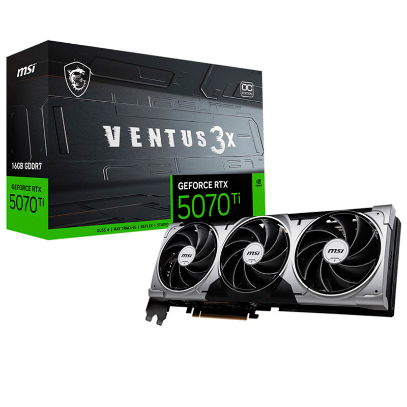 MSI GeForce RTX 5070 Ti VENTUS 3X OC 16GB GDDR7 DLSS4