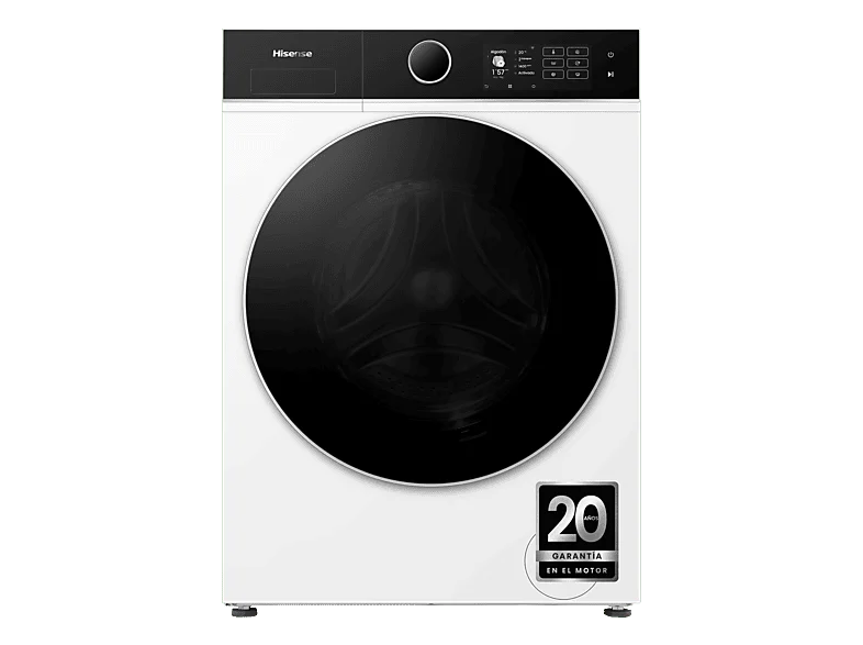LAVADORA CARGA FRONTAL HISENSE WF5I9043BWFS 9 KG 1400 RPM A BLANCO