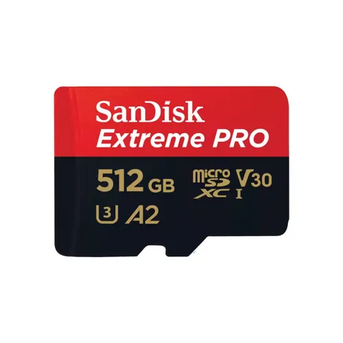 SanDisk Extreme PRO 512 GB MicroSDXC UHS-I Clase 10 SDSQXCD-512G-GN6MA