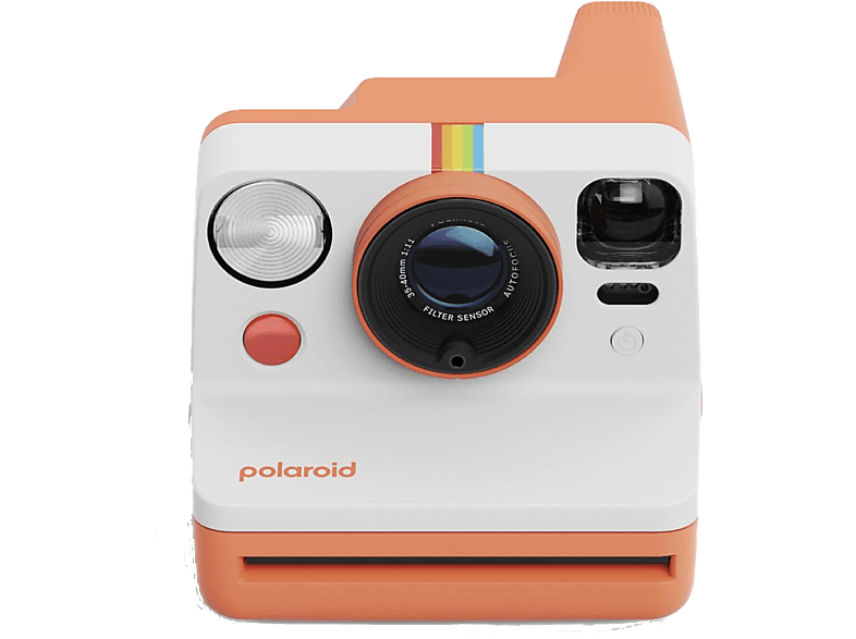 Cámara instantánea - Polaroid Now Generation 3, Temporizador automático, Flash preciso, Coral