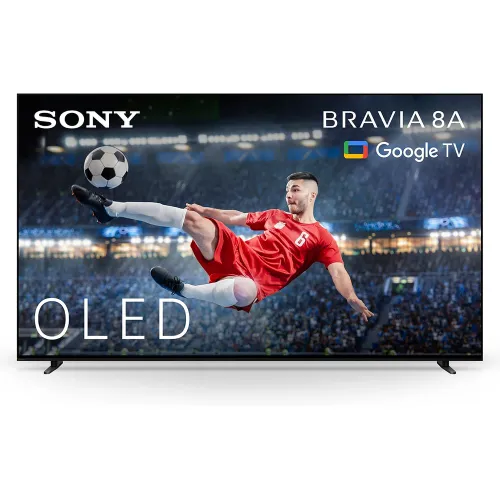TV OLED 77" - Sony BRAVIA 8A, 4K UHD HDR, Google Smart TV, Gaming PS5, IMAX Enhanced, Dolby Atmos/Vision, Chromecast, Apple Airplay, 120Hz, 77XR8A