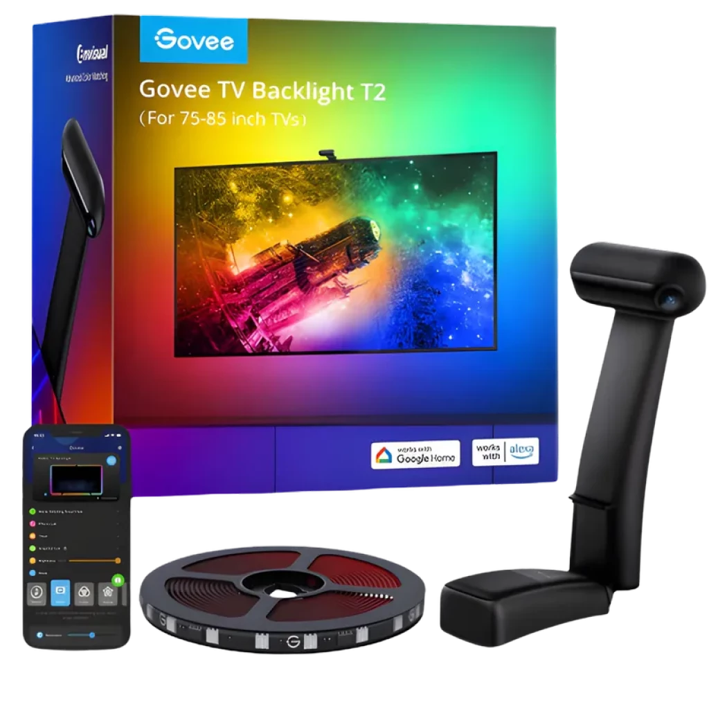 Govee H605C Backlight T2 RGBIC Wifi Bluetooth - Tira LED para TV