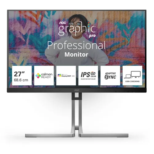 AOC Q27U3CV pantalla para PC 68,6 cm (27") 2560 x 1440 Pixeles Q27U3CV