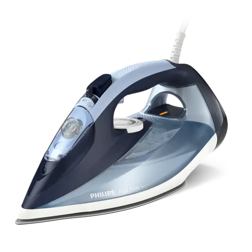 Philips Serie 7000 Plancha de vapor HV de color azul louros/algodón DST7020/20