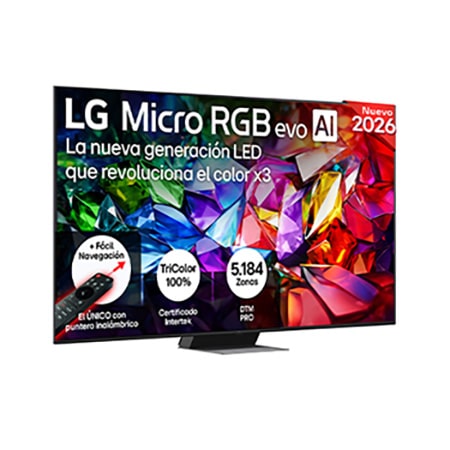 TV RGB Micro LED 86" - LG 86MRGB96B6B, UHD 4K, Procesador Inteligente α11 AI Processor 4K Gen3, Smart TV, DVB-T2 (H.265), Negro