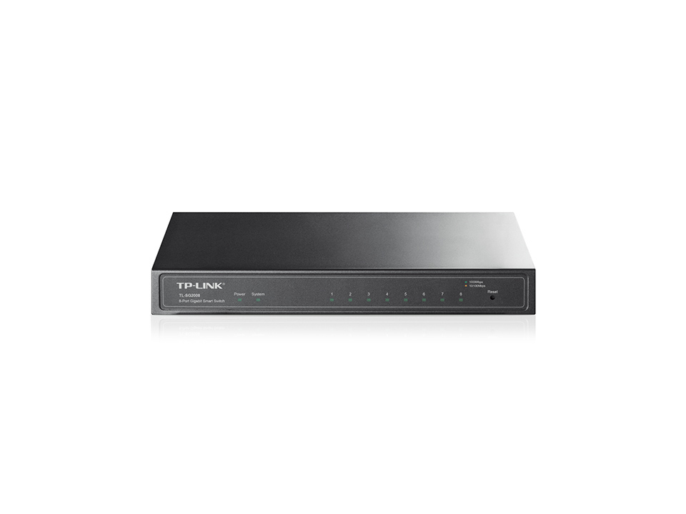 TP-Link SG2008 (TL-SG2008) JetStream™ 8-Port Gigabit Smart SG2008