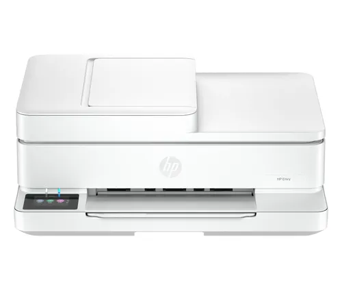 Impresora multifunción tinta - HP Envy 6530, Impresión a doble cara, Alimentador automático de documentos, Wi-Fi, Instant Ink, Blanco