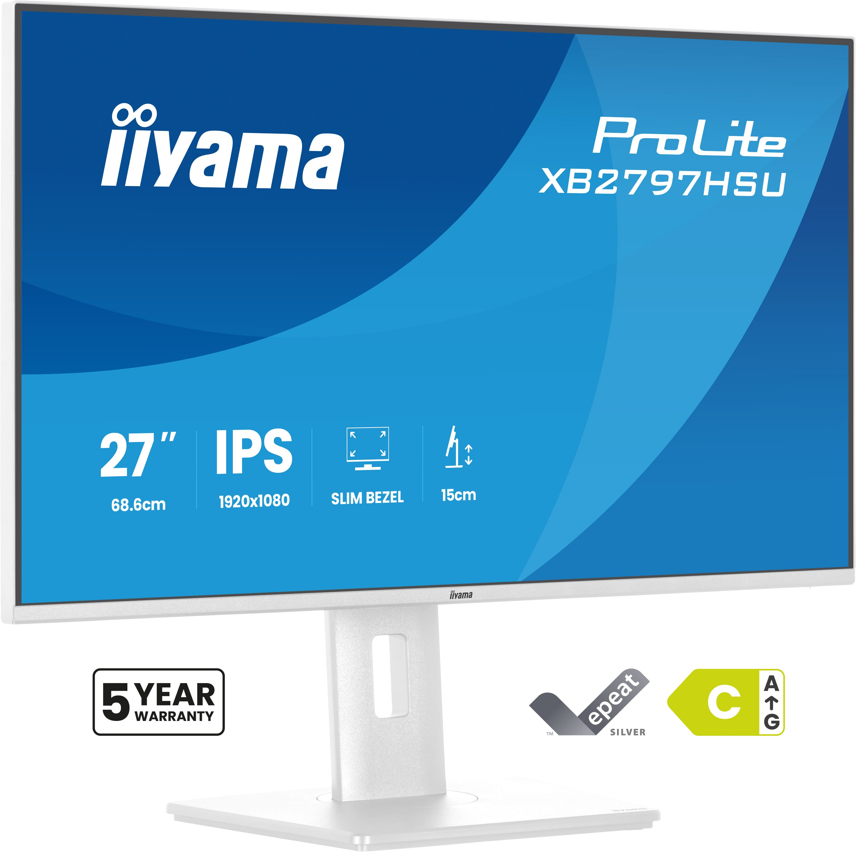 iiyama XB2797HSU-W1 Monitor ProLite 27" IPS FHD 120Hz XB2797HSU-W1