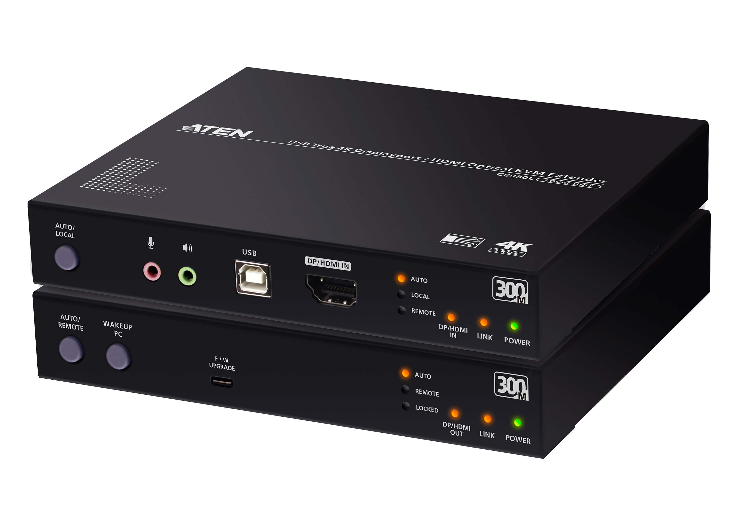 Aten CE980-AT-G HDMI/DP/USB Óptico KVM Extensor (True CE980-AT-G